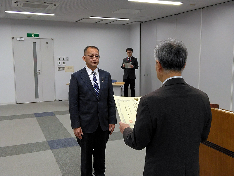 当社職員が優秀技術者として表彰されました